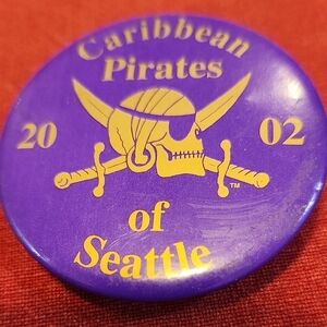Caribbean Pirates of Seattle Button 2002 - Lapel/Hat Pin Jewelry/Accessories